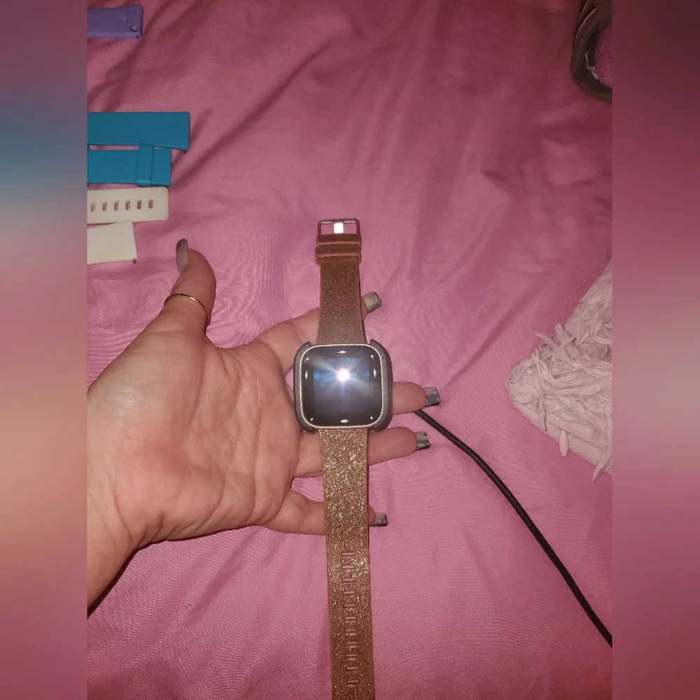 Fitbit Versa 2 with accessories